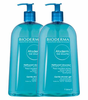 Image Bioderma ATODERM Huile de douche visage et corps, soin lavant apaisant peaux sensibles